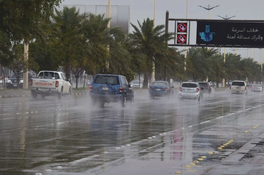 أمطار غزيرة على عدد من منطق المملكة - اليوم (أرشيفية)