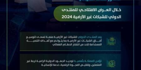 انطلاق أعمال المنتدى الدولي للشبكات غير الأرضية 2024 بالرياض - بوابة فكرة وي