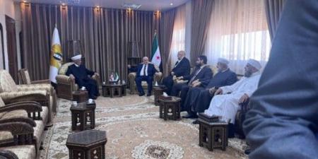 دريان أدى الصلاة بالمسجد الأموي والتقى وزير الأوقاف السوري: للتعاون بين العلماء السوريين واللبنانيين - بوابة فكرة وي