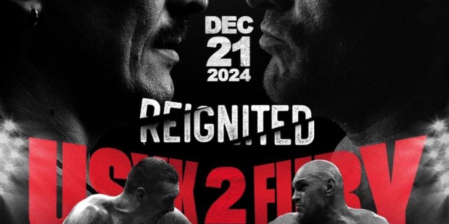 موسم الرياض يطلق تذاكر نزال "Fury vs Usyk Reignited" المرتقب - بوابة فكرة وي