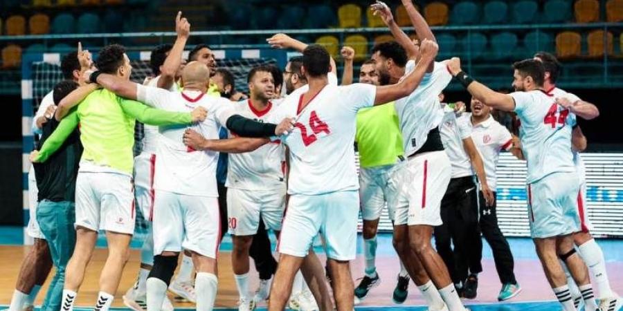 الزمالك يهزم الطيران فى دورى المحترفين لكرة اليد - بوابة فكرة وي