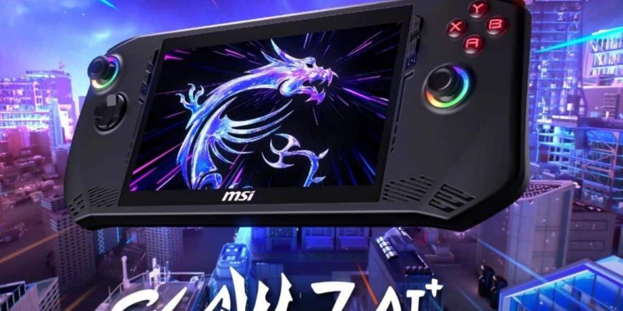 بسعر قدره 800 دولارٍ.. الكشف عن جهاز الألعاب المحمول +MSI Claw 7 AI - بوابة فكرة وي