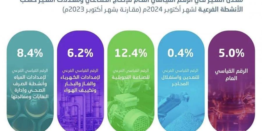 ارتفاع مؤشر الرقم القياسي للإنتاج الصناعي في شهر أكتوبر بـ5% - بوابة فكرة وي