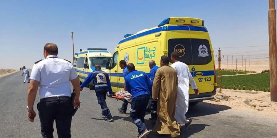 أطفال في قلب الموت.. إصابة 15 شخصًا في انقلاب "ميكروباص الموت" - بوابة فكرة وي