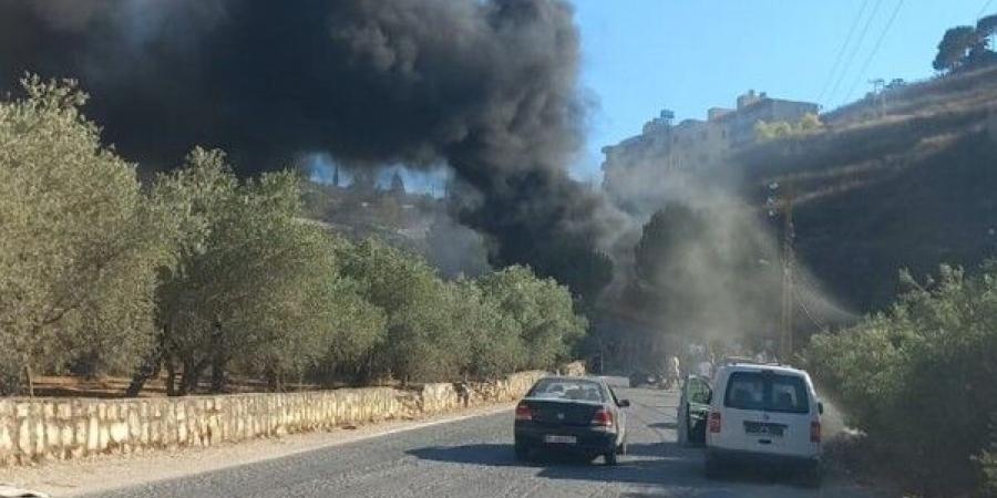 مسيّرة إسرائيلية استهدفت آلية في بلدة دير كيفا في جنوب لبنان - بوابة فكرة وي