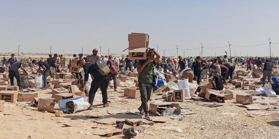 الرفض الإسرائيلي لإدخال لمساعدات لغزة بحرية يعوق محادثات الهدنة - بوابة فكرة وي